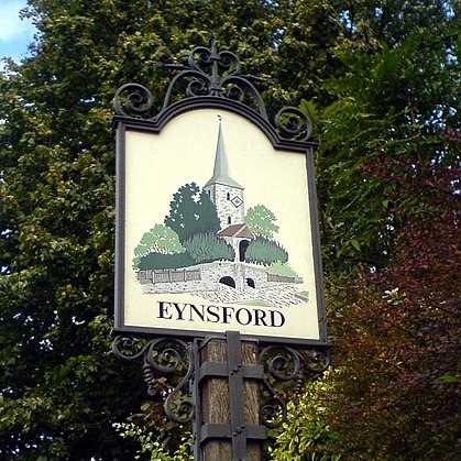 Image of the Eynsford Parish sign